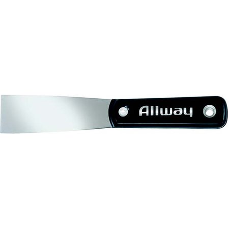 ALLWAY 1-1/4" W Carbon Steel Stiff Putty Knife X1-1/4S